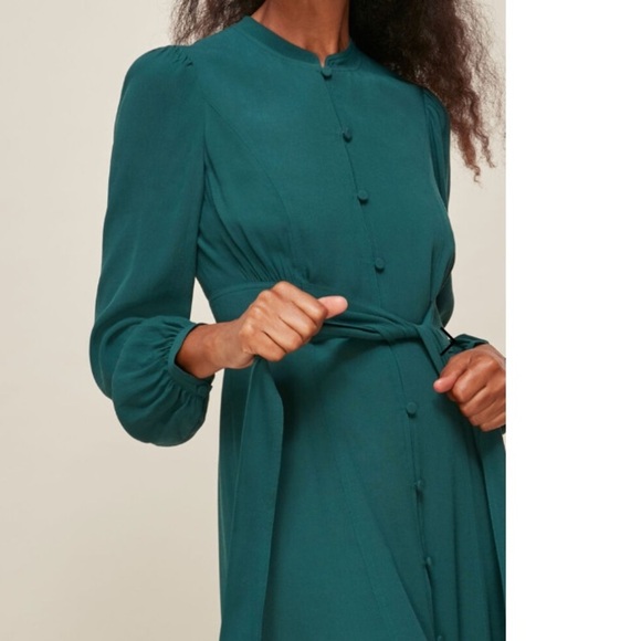 NWT Whistles tie waist midi dress - Picture 3 of 11